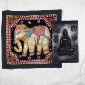 Southeast Asia decor Thai elephant Napolese Buddha
Elephants